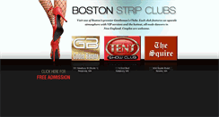 Desktop Screenshot of bostonstripclubs.co